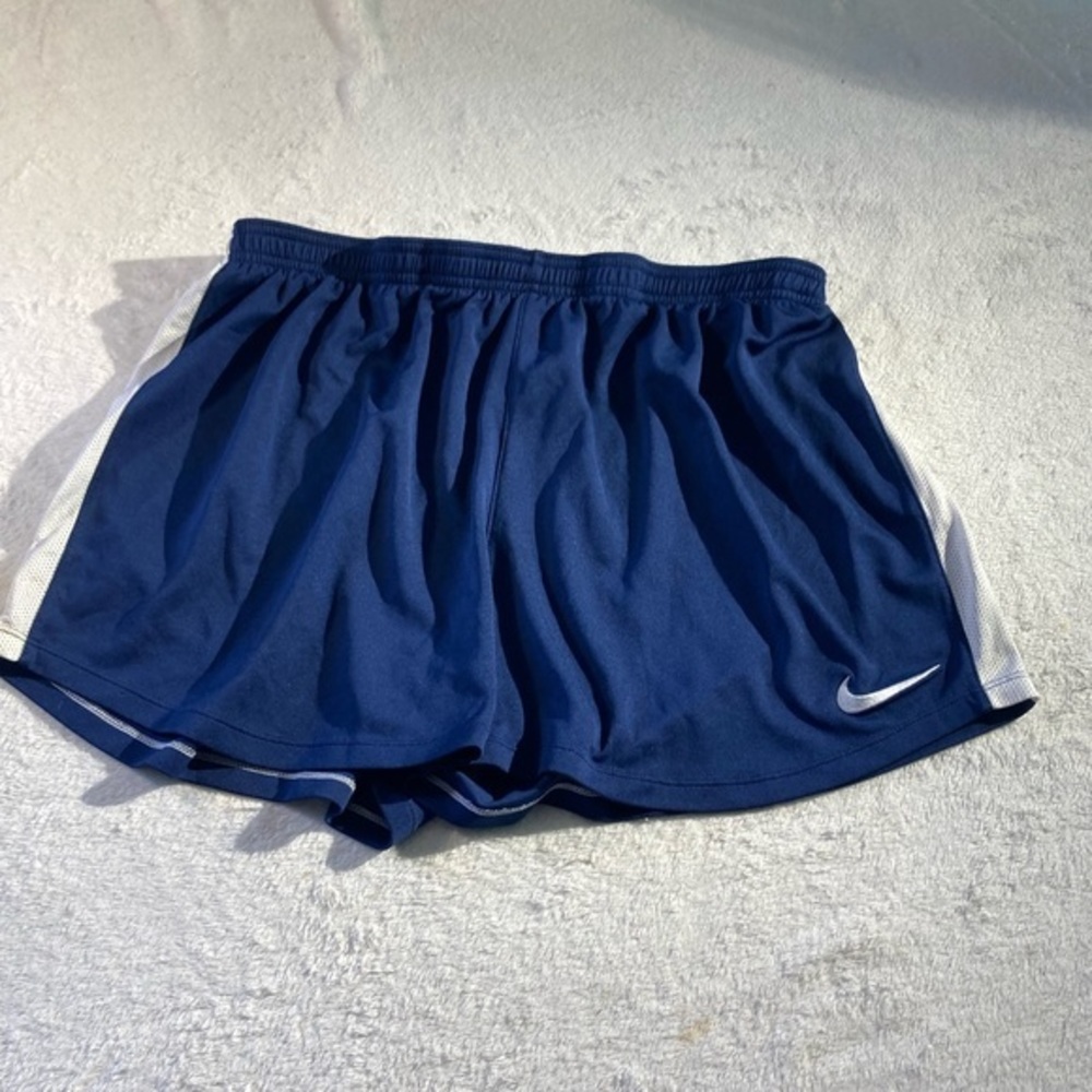 Woman’s Nike Dri-Fit Navy Polyester Running Shorts